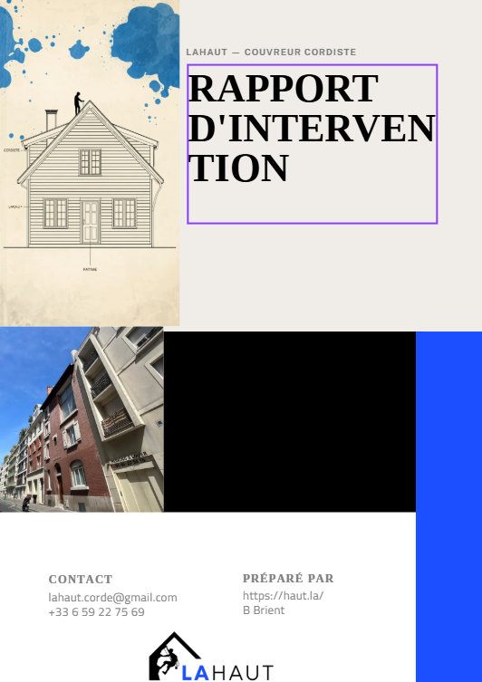 Rapport PDF toiture